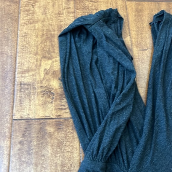 Robert Rodriguez Designer Charcoal Deep V Neck Sleeveless Dress Size M - Picture 7 of 9